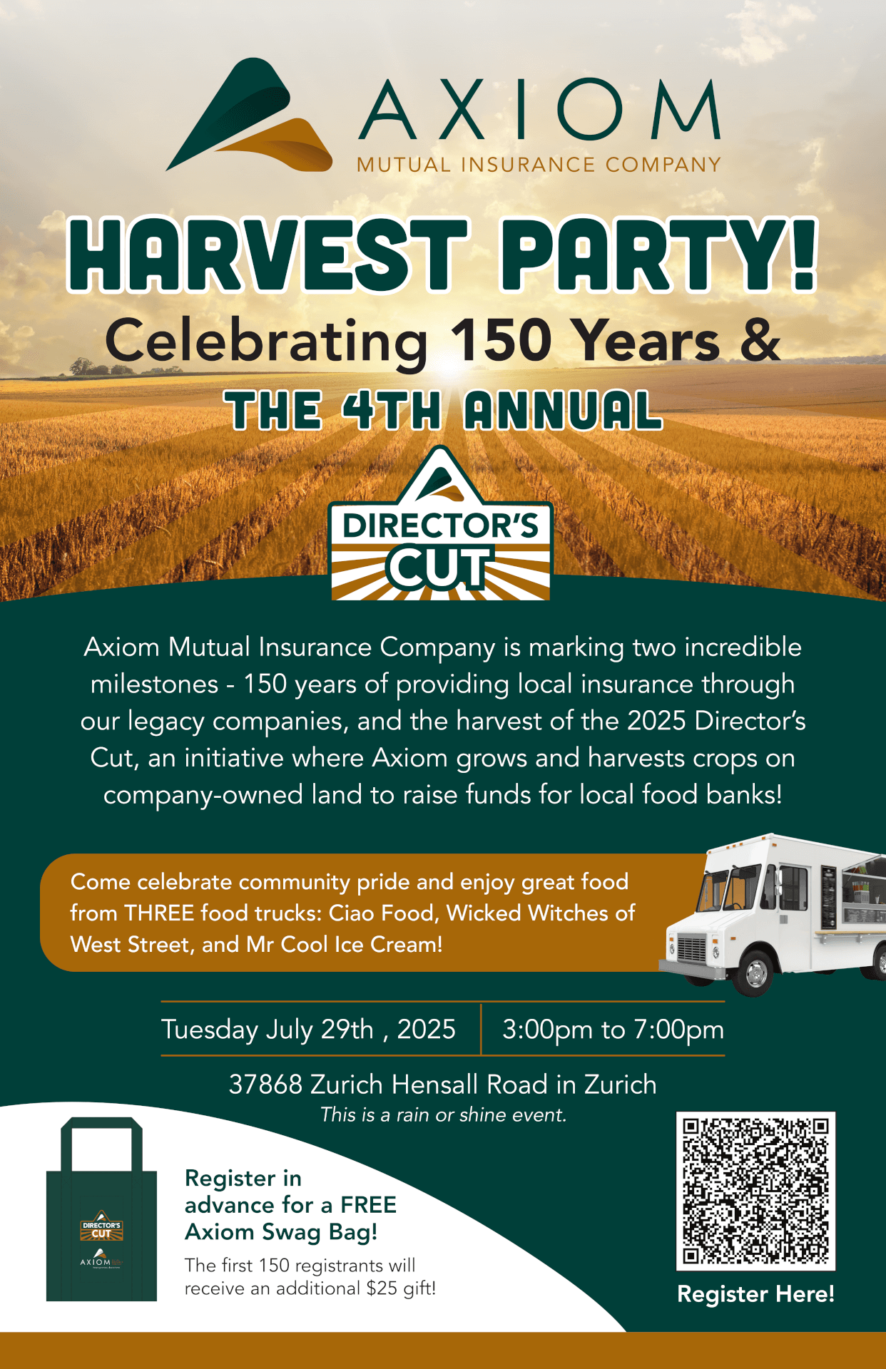 Annual Harvest Party 2025 July 29